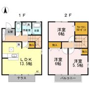 ヴィレッジ札場 B棟の間取り画像