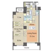 U・TOPIA TOWERの間取り画像