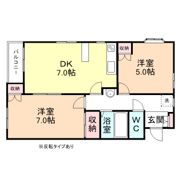 ソレイユ能町南の間取り画像