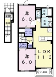 レジデンスさくら台Gの間取り画像