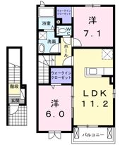 セレノカーサOMIの間取り画像