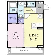 アンソレイエ町屋の間取り画像