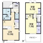 プランドール Aの間取り画像