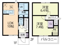 プランドール Bの間取り画像