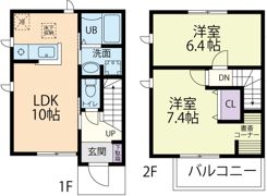プランドール Bの間取り画像