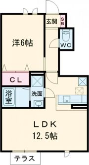 Mariage B棟の間取り画像