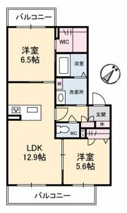 キュプリーノスⅡの間取り画像