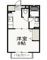 サントス青江 Bの間取り画像