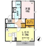 グリッター ヴィヴィ Dの間取り画像