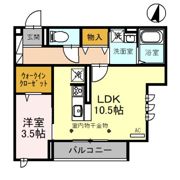 クレールⅢの間取り画像