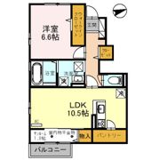 にゅうまごびれっじⅢ A棟の間取り画像