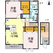 ラフィーネ ヴィーヴル Ⅰの間取り画像