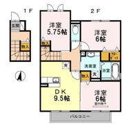 ルミエール A棟の間取り画像