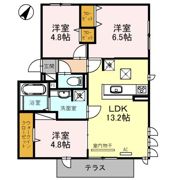 グレース大山崎の間取り画像
