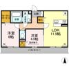 ヴィレッタ A棟の間取り画像