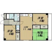 マンション桂の間取り画像
