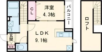 REALES小郡Plusの間取り画像