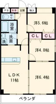 シルクロードの間取り画像