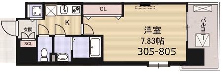 Luxe東灘の間取り画像