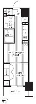 レジディア新御徒町の間取り画像