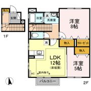 ルミエール Ⅲの間取り画像