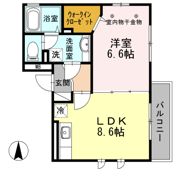 アグレアブル千住の間取り画像