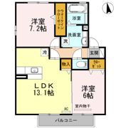 カーサ上の山の間取り画像
