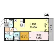 ヴァンベール森小路の間取り画像
