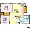 セジュールウィット 和の間取り画像