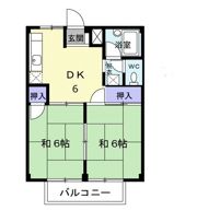 シティーハイツ小八木 Bの間取り画像
