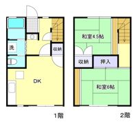 楠コーポの間取り画像