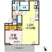 アテスエ東山の間取り画像