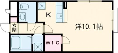 アムール恵の間取り画像