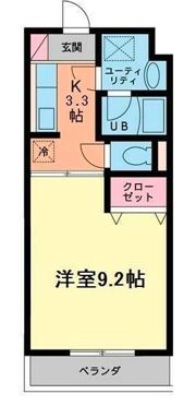 セゾンやまとⅡの間取り画像