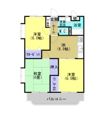 グリーンサイドKの間取り画像
