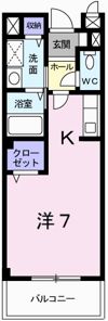 アビタシオン・アミ Bの間取り画像