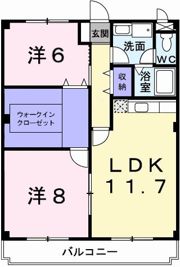 マリッチ今宿の間取り画像