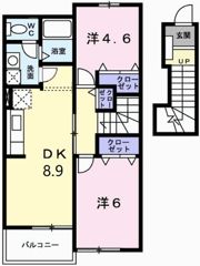 サンパティオ O．G．MⅡの間取り画像