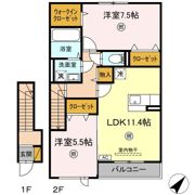 クリアシーズンズ Cの間取り画像