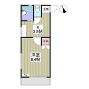 メックハイツの間取り画像