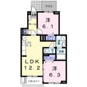 ソレア－ド カ－サⅠの間取り画像