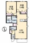 リズ老松 B棟?の間取り画像