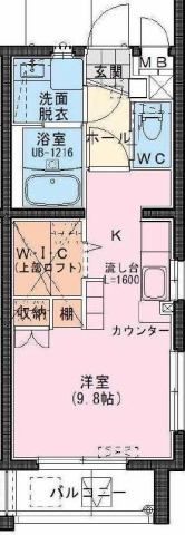 Riviere Champ 元宮（リヴィエールシャン 元宮）の間取り画像