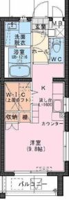 Riviere Champ 元宮（リヴィエールシャン 元宮）の間取り画像