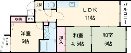 ローファス小島の間取り画像