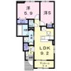 ミモザの間取り画像