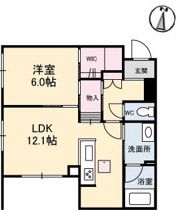 ベレオ北方の間取り画像