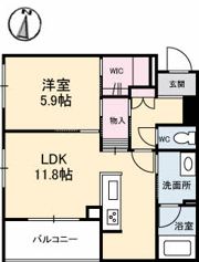 ベレオ北方の間取り画像