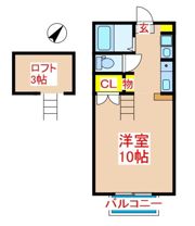 コーポONEの間取り画像