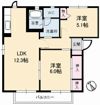 ローズタウン 1番館の間取り画像